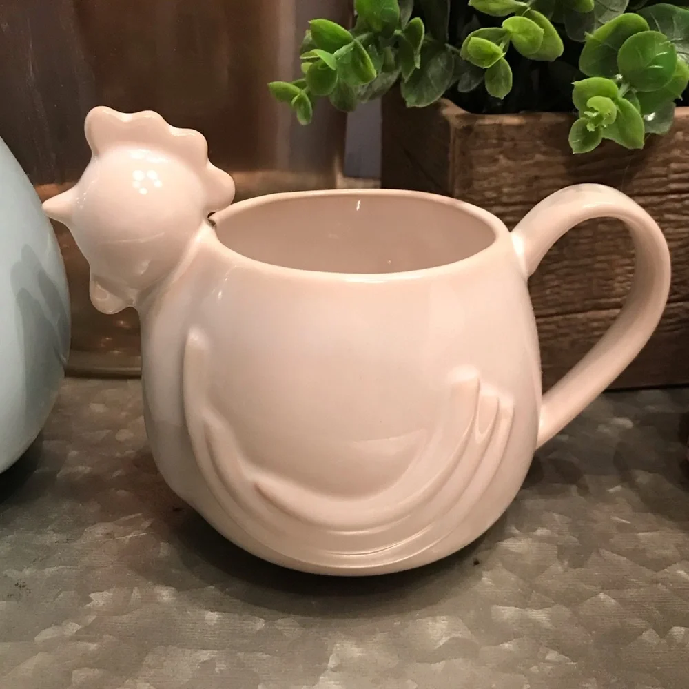 West Elm Chicken Mug